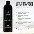 Colloidal Silver w/Nano Technology - 32ppm 16oz - 8X More Effective - Natural Immune Support - Save the Sick Days - Ages 5 & Up - Outperforms Higher PPM Silvers - No Taste & Smell - 3rd Party Tested