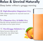Zipfizz Nightly Calm & Sleep Supplement Powder, Peach Mango, 12.3 oz (30-60 Servings) | Natural Sleep Aid For Kids & Adults | Contains Magnesium, Melatonin, L-Theanine | Relaxation & Mood Enhancement