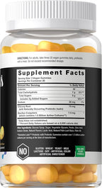Horbäach Probiotic Gummies 1.5 Billion CFU | 60 Count | with Prebiotic for Women and Men | Tropical Flavor | Doctor Formulated | Vegan, Non-GMO & Gluten Free | Berkshire Labs