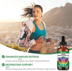 Zinc Quercetin Vitamin C D3 Liquid Immune Support with Organic Echinacea Elderberry, Immune Defense Drops Supplement for Adults- Vegan, Non-GMO, Gluten Free - 2 Fl Oz, 60 Servings