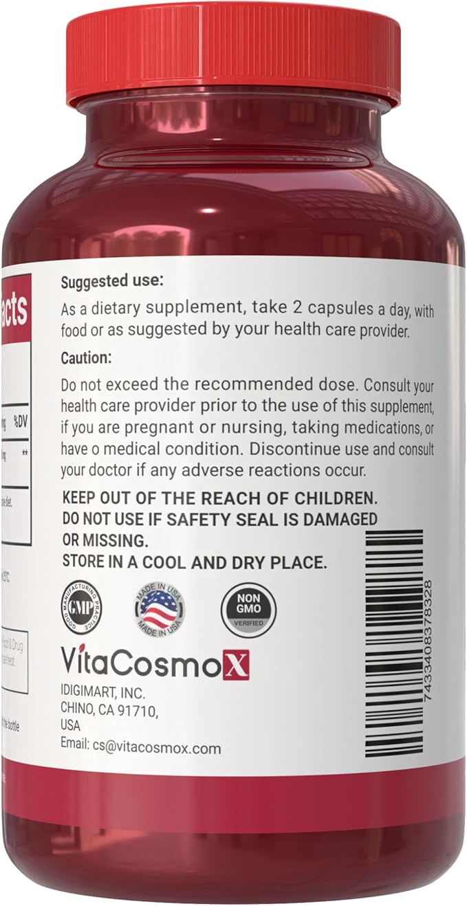 Lycopene 50mg Vegan Capsules, 180 Count, Plant-Based Antioxidant Support - 2 Packs