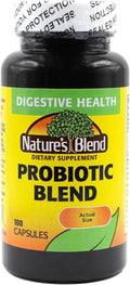 Nature's Blend Probiotic Blend 2 Million Cfu 100 Caps, White
