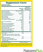 NaturesPlus Source of Life Prenatal - 90 Tablets - Multivitamin & Mineral Supplement with Iron - Nutritional Support for Pregnancy - Gluten Free, Vegetarian - 45 Servings