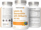 Lutein with Zeaxanthin, Vegan Capsules, 120 Count, 40 mg Lutein + 4 mg Zeaxanthin per Serving, Non-GMO, Gluten-Free - 2 Pack