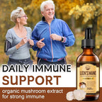 Nature's live Lions Mane Supplement, Liquid Mushroom Extract Drops, 8 Mushrooms Complex for Immune System, Memory, Focus Boost, Mushroom Supplement with Lion's Mane, Cordyceps, Reishi, Vegan, 2 Pack