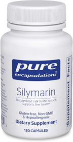 Pure Encapsulations Silymarin - 250 mg Milk Thistle Per Capsule - Liver Health Support - Antioxidants Supplement - Non-GMO & Vegan - 120 Capsules