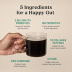 Bulletproof Unflavored Gut Health Collagen Protein, 14 Ounces, 10g Grass-Fed Collagen Peptides for Gut, Skin, Bone and Joint Support