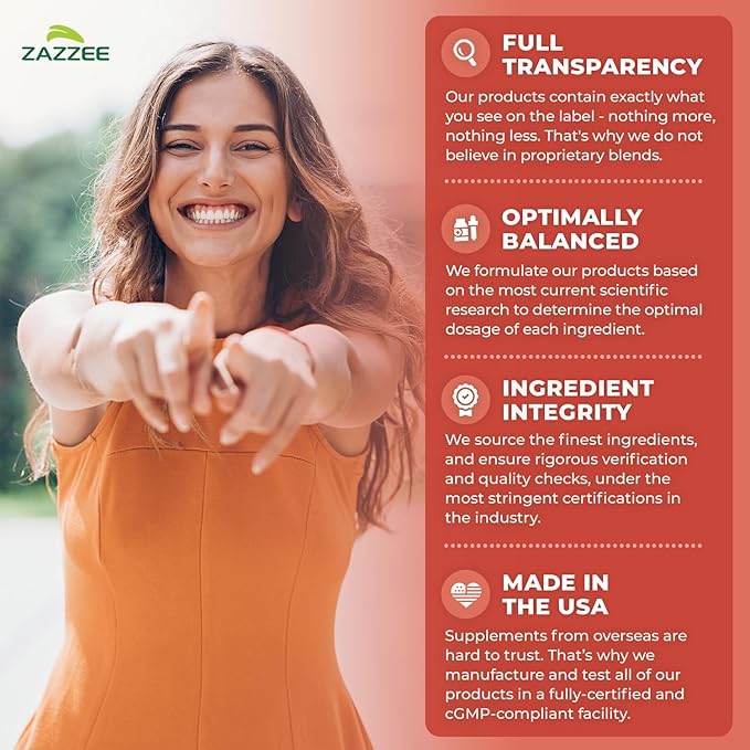 Zazzee GSE, 3X Triple Strength, 4 Ounces, 500 Servings, 300 mg per Serving, Premium Liquid Grapefruit Seed Extract Concentrate with Bioflavonoids, Vegan, Gluten Free, All-Natural, Made in the USA
