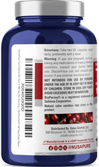 NusaPure Tart Cherry Capsules, 1100 mg, 150 Veg Capsules (Non-GMO, Vegan)