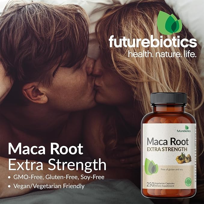 Futurebiotics Maca Root Extra Strength Supports Energy, Stamina & Reproductive Health, Non-GMO, 120 Vegetarian Capsules