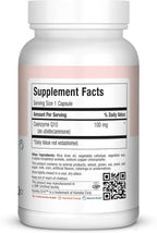 Maxi Health COQ10 100mg Capsules – 100mg Coenzyme Q10 for Heart & Energy Support – Kosher Certified CO Q 10 Supplement – Non-GMO and Gluten-Free Heart Health Supplements - 90 Liquid Capsules