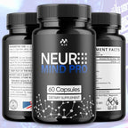 (3 Pack) Neuro Mind Pro Capsules, Official NeuroMind Pro Brain Health Pills with All Natural Ingredients, Optimal Brain Health & Wellness Supplement with Premium Vitamins for Women & Men(180 Capsules)