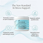 Daily Stress & Skin Support Drink Powder – Adaptogen Cortisol Reducer with Ashwagandha KSM-66, L-Theanine, Magnesium & Collagen Peptides – Mood, Focus & Hydration - Raspberry Lemonade, 30 Servings