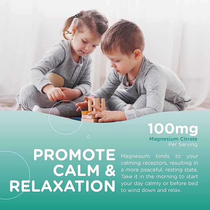 Zahler Chapter One Magnesium Gummies - Supports Calm for Kids - Chewable Magnesium Supplement Gummies to Support Muscle Function - Kosher, Dairy-Free & Gluten-Free - Raspberry & Mango, 60 Count