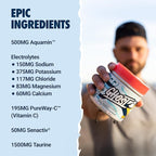 GHOST Hydration, Lemon Crush, 40 Serv, Electrolyte Powder - Drink Mix Supplement with Magnesium, Potassium, Calcium, Vitamin C & Taurine for Energy & Endurance - Vegan, Free of Soy, Sugar & Gluten