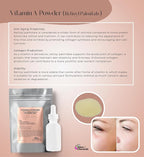 Vitamin A Powder Retinyl Palmitate, Pure Retinol Powdered Vitamin Water Soluble Vitamin A USP & Cosmetic Grade (2 oz. / 56 Grams)