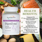 TRANSFORMATION THE GENESIS OF GOOD HEALTH Enzymes for Kids - Natural DigestZyme Supplement Formula for Overal Health, Nutrient Absorption, Support Digestion During Pregnancy & Lactation, 360 Capsules