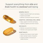 JSHealth High Strength Fish Oil. 900mg Omega-3 per Capsule with 540mg EPA and 360mg DHA. Wild-Caught, Friend of the Sea Certified, Vanilla Coated. No Fishy Aftertaste (120 Capsules)