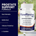 (2 Pack) Flow Revive Capsules, FlowRevive Pills Advanced Premium Prostate Supplement Health Support Formula Vitamins for Men Urinary Function, Comfort, Flow & Balance All Natural Ingredients (120 ct)