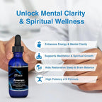 Zynergy Plus Colloidal Gold Liquid | All Natural, Pure Monoatomic 24k Food Grade Mineral Au & Indium | Ormus Gold Oil Supports Pineal Gland, Anti-Aging, Meditation, Yoga, Third Eye
