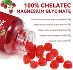 Magnesium Glycinate Gummies,240 Count Magnesium Complex Supplement |Sleep, Calm & Relaxation Support|High Absorption MagnesiumGummies for Women, Men & Family|Gluten-Free