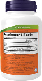 NOW Foods Supplements, Boswellia Extract 500 mg in MCT Oil Base, Balanced Immune Response*, 90 Softgels