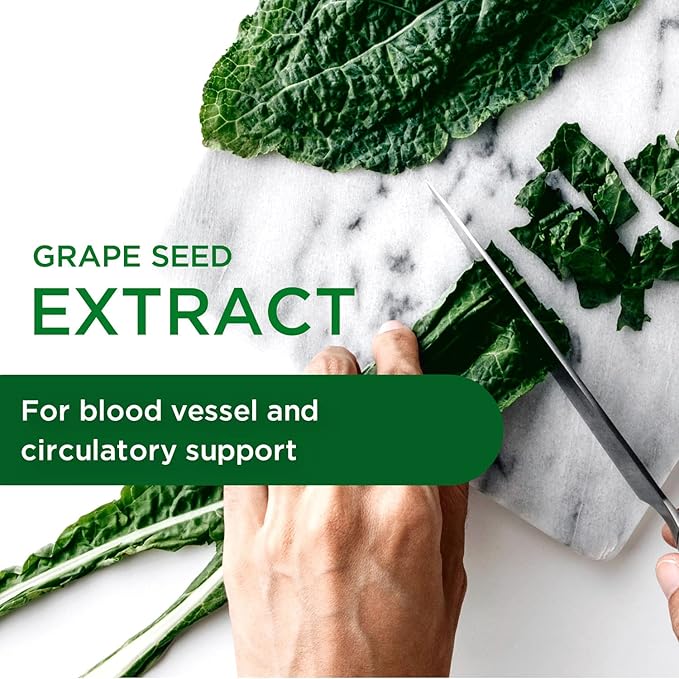 EMERALD LABS European Grape Seed Extract - Antioxidant & Immune Support Supplement - Supports Healthy Blood Flow - 90 Vegetable Capsules (90-Day Supply)