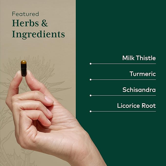 GAIA HERBS PRO Daily Liver Pro - Natural Liver Support - with Milk Thistle, Licorice Root, Turmeric Root & More - Vegan, Organic & Gluten-Free - 120 Liquid Phyto-Caps (60 Servings)