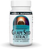 Source Naturals Grape Seed Extract, Proanthodyn, Antioxidant Protection*, 100 mg - 60 Capsules