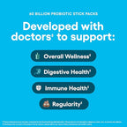 Physician’s Choice 60 Billion CFU Probiotic Stick Packs - 10 Strains + Prebiotics - Immune, Digestive & Gut Health - Supports Occasional Constipation, Diarrhea, Gas & Bloating - for Women & Men - 24CT
