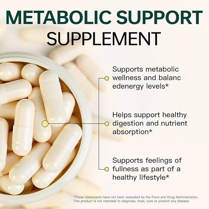 GLP-1 Supplement Support - GLP-1 Support Complex & GLP Activate Natural Formula for Metabolic Balance, Supports a Healthy Lifestyle and Fitness Goals - 90 Capsules