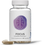 InfiniWell Focus Supplement - Breakthrough Nootropic - Aid Brain Health & Working Memory Support - Optimize Daily Neurological Processing, Mental Acuity, Energy & Cognitive Function (30 Capsules)