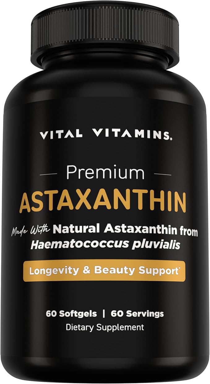 Vital Vitamins Vegan Collagen Booster 60 ct + Astaxanthin 60 ct