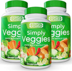 Simply Nature's Pledge - Made with Whole Food Superfoods, Packed with Beta Carotene & 18 Different Vegetables - 100% Soy Free (90 Count (Pack of 3))