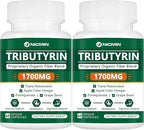 Tributyrin Supplement - Premium Butyrate Gut Health Supplement for Leaky Gut 120 Capsules