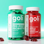 Goli Nutritional Supplement, Pre+Post+Probiotics Gummy - 300 Count - World's First 3-in-1 Gluten-Free, Vegan, Non-GMO, and Gelatin-Free.