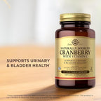 Solgar Cranberry with Vitamin C - 60 Vegetable Capsules - Supports Urinary & Bladder Health - Non-GMO, Vegan, Kosher, Gluten Free - 60 Servings