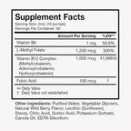 Terra Health Essentials - Liposomal B12 | Support Energy & Mood, Promote Memory, Aid Immune System (1 Bottle, 30 Day Supply)