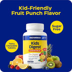 ENZYMEDICA Kids Digest Chewables Capsules, 60 Count
