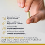 Premier Research Labs Vitamin C Supplement - Natural Vitamin C, Whole Food Vitamin C, Essential C Complex, Pure with Bioflavonoids & Organic Ingredients - 60 Vegetarian Capsules (Pack of 2)