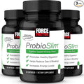Force Factor ProbioSlim, Probiotic Supplement for Women and Men with Probiotics and Green Tea Extract, Reduce Gas, Bloating, Constipation, Support Digestive Health & Gut Health, 30 Count (Pack of 3)