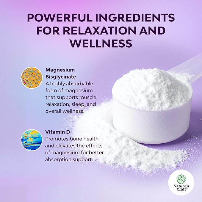 High Absorption Magnesium Glycinate Powder - Vegan Magnesium Powder for Sleep Relaxation & Regularity - Drink Mix Non-GMO Gluten Free & No Artificial Flavors (Honey Lemon) - 136g
