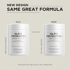 Codeage GLP-1 Probiotic+ - Live Probiotics Akkermansia, Clostridium, Bifidobacterium, Chicory Inulin Probiotic, Prebiotics & Postbiotics Supplement - 500 Million AFU, 3-Month Supply - 90 Capsules
