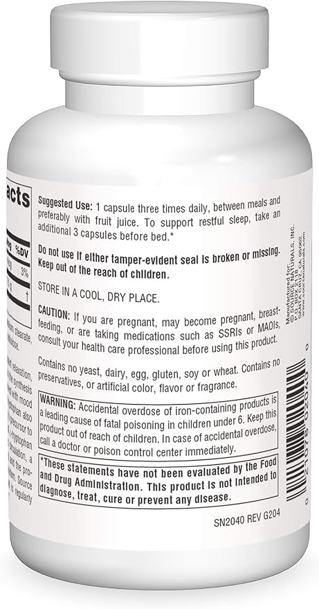 Source Naturals: L-Tryptophan, 500 mg 90 caps