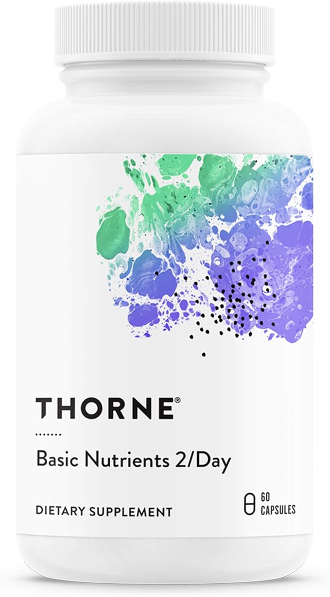 THORNE - Wellness Essentials Bundle - Omega-3 & Multivitamin Combo - Super EPA & Basic Nutrients 2/Day - 30 Servings