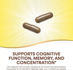 Nature's Way Ginkgo Premium Extract, Supports Memory & Concentration*, 120 mg Ginkgo Biloba Extract per 2-Capsule Serving, with Gotu Kola, Vegan, No Gluten, 60 Capsules (Packaging May Vary)