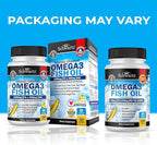 Daily Multivitamin for Women Capsules (1 Month Supply) Plus Triple Strength Omega 3 Fish Oil Softgels (2 Month Supply)
