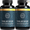 Primal Harvest 2 Pack, Restore for Gut Health, Primal Gut Restore w/POSTbiotics, PREbiotics and PRObiotics for Women and Men, 60 CT - Digestion, Colon Cleanse, Helps Leaky Gut Repair