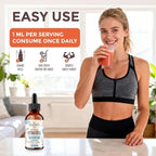 13-in-1 Liquid Oxygen Boost & Nutrient Supplement, Liposomal Optimized-Delivery Blend with Trace Minerals, Amino Acids, CoQ10, B Vitamins & Fulvic Acid, Daily Wellness Liquid Oxygen Drops, 4 fl oz