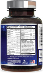 Brain Memory Supplement Pills - 3X Strength Nootropics for Concentration, Clarity & Focus Support - Brain Health Cognitive Vitamins with Bacopa, Phosphatidylserine & DMAE, Brain Booster - 240 Capsules